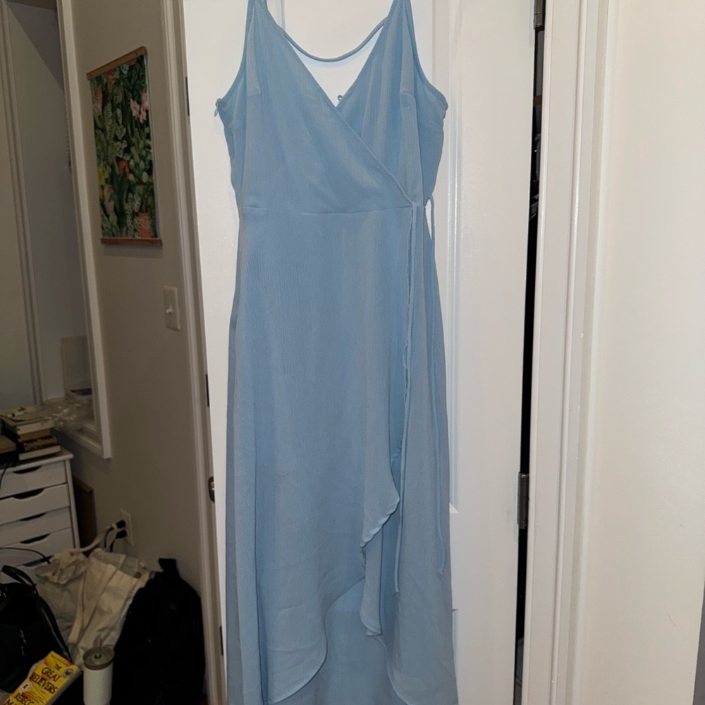 Blue Sleeveless Dress